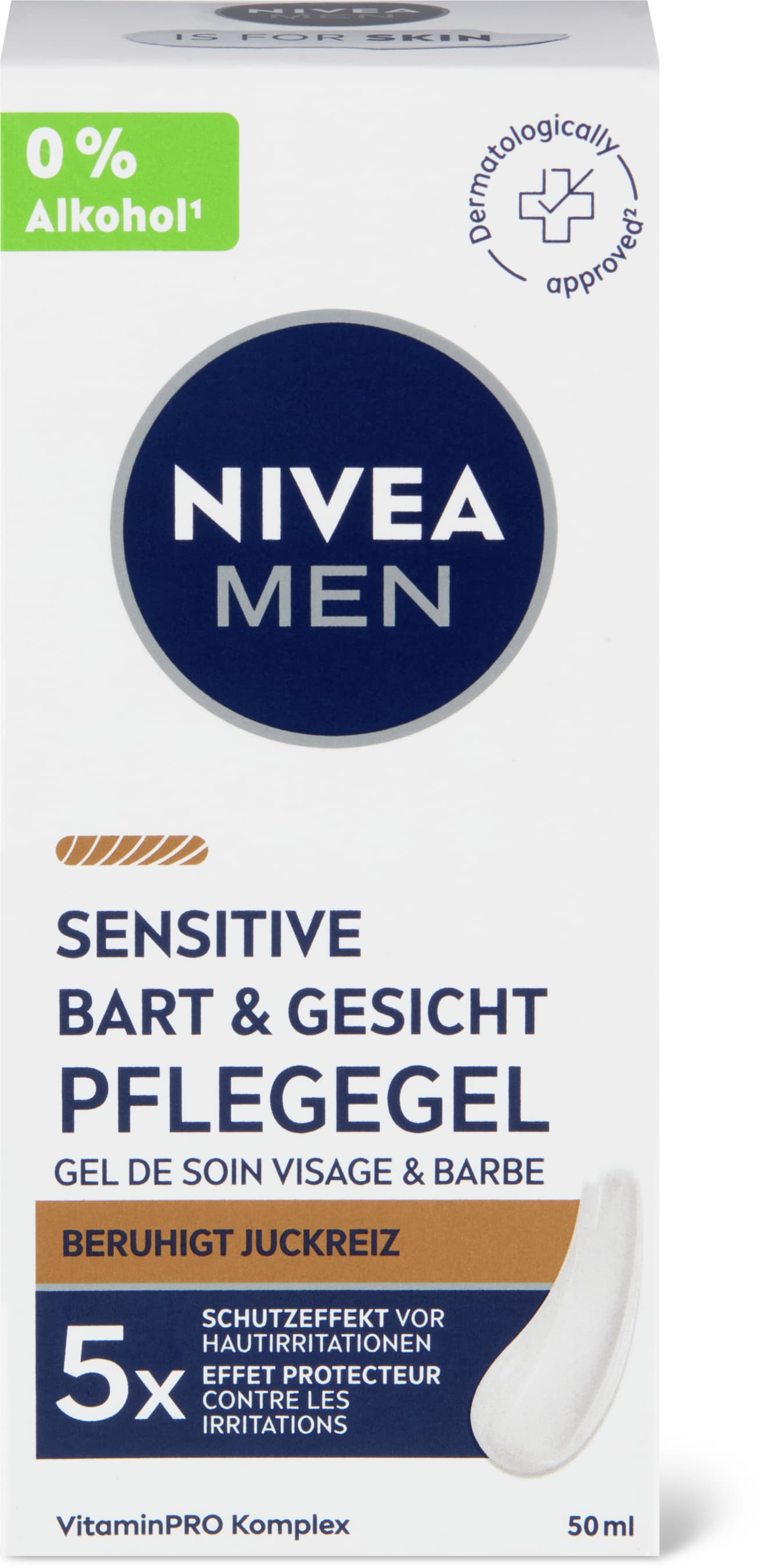 Nivea Pflegegel Bart & Gesicht 5xSchutzeffekt 50ml